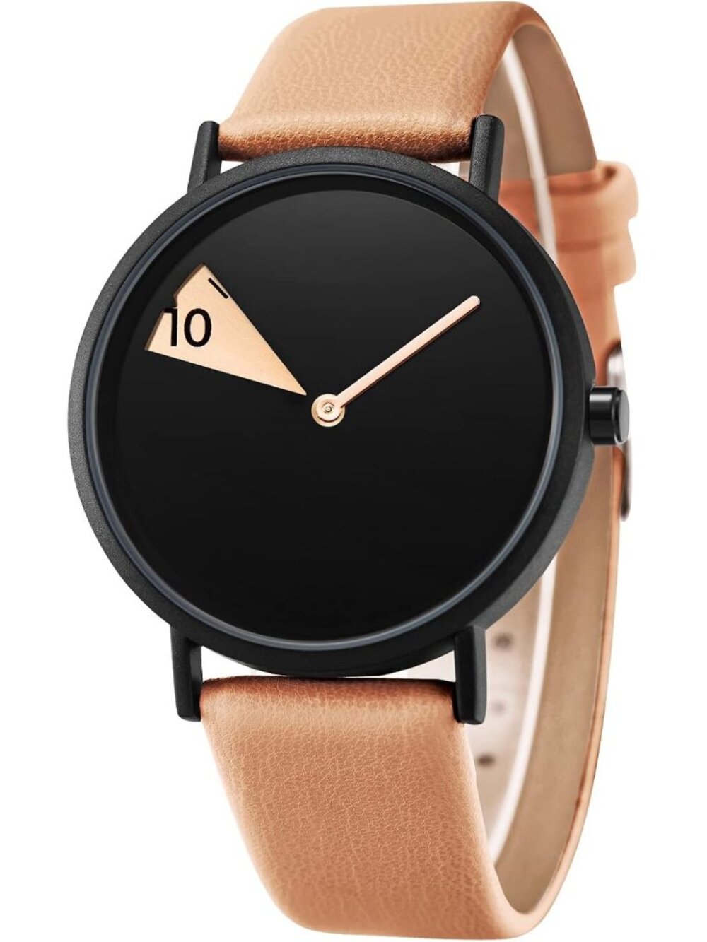 Women's Rose Gold Creative Ultra-Thin Strap Fashion Quartz Minimalist Watches